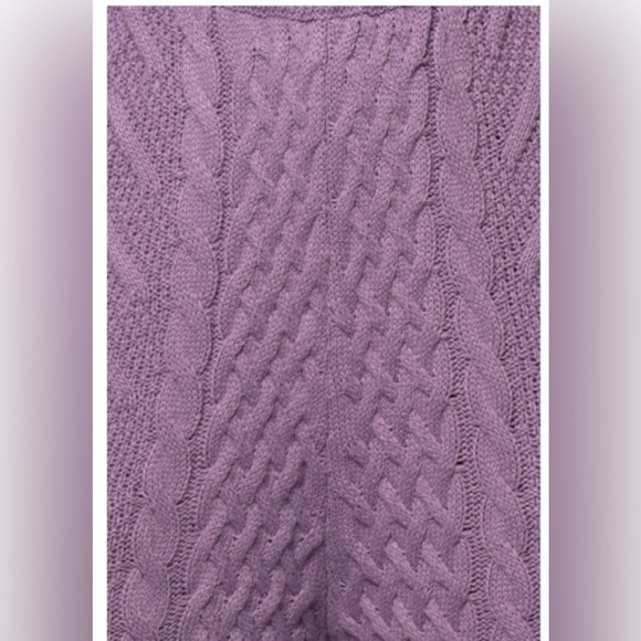 Brand new with tags JLUXLABEL Lavender knit pants + corset top - Picture 9 of 12